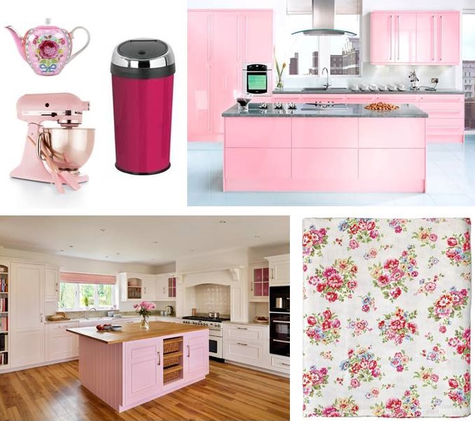 Pink Kitchen Acessories